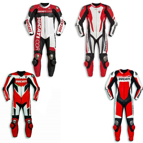 Tuta pelle moto ducati - in,