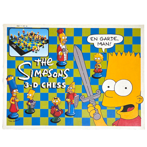 Simpsons chess set - simpsons,