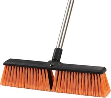 Heavy Duty Garden Broom with Long Handle 162cm Stiff Brush for Sweeping Outdoor