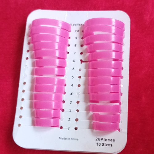 Pink french tip nail guide - french,