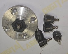 Vintage RC NOS Super Tigre X15 Cylinder Head  With 6 Clamp Glo-Plugs. NOS.