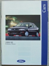 FORD Car Range Sales Brochure