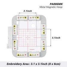 Magnetic Hoop (Long-bar Magnets) for Pfaff Singer em 9305 Creative Sensation