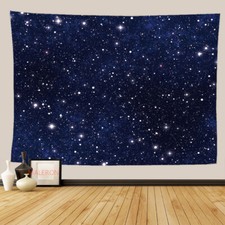 3D Large Night Star Tapestry