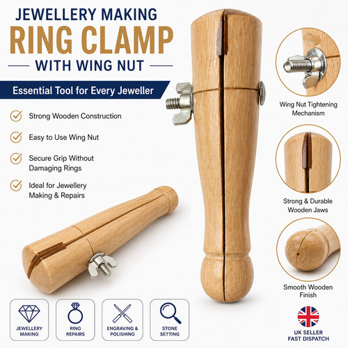 Jewellery making ring clamp - making,