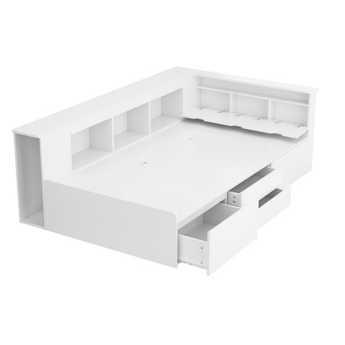 Single bed with - bed,