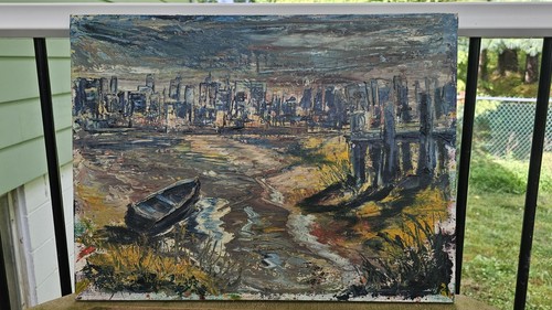 Vintage painting signed - vintage,