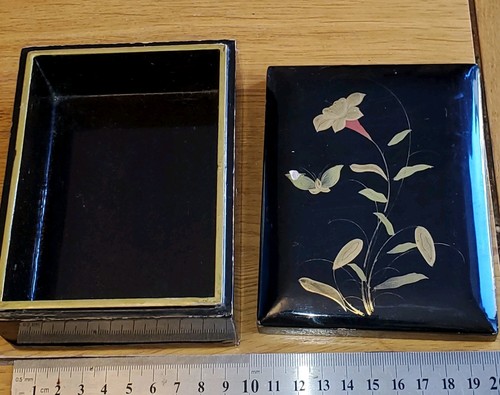 Japanese lacquer box - japanese,