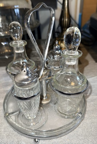 Vintage clear glass piece - vintage,