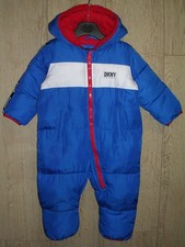 DKNY Boys Blue Red Snow Pram