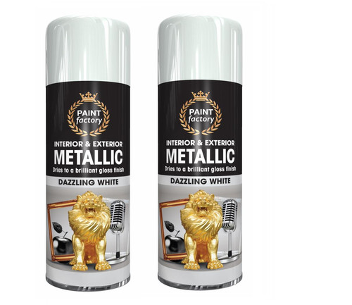 Metallic white aerosol - x,