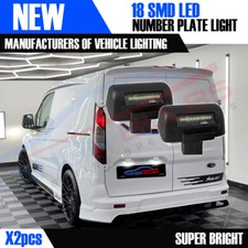 FORD TRANSIT CONNECT MK5 MK6 MK7 NUMBER PLATE LED CANBUS ERROR FREE 12 LED WHITE