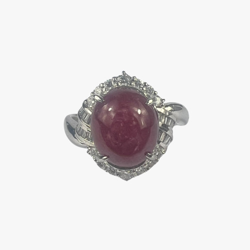 Platinum 900 cabochon - 900,