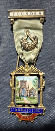 Masonic founders jewel st - -,