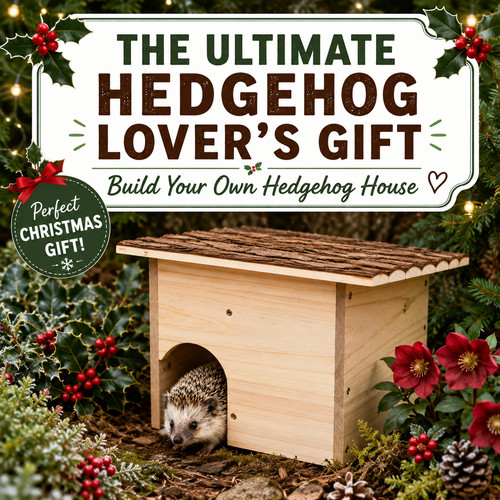 Hedgehog house garden shelter - house,