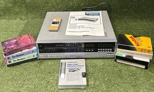 Sanyo vcr4650 beta - beta, betamax