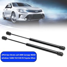 2PCS Gas Struts suit ARB Canopy REAR window 160N 1921VR Fit Toyota Hilux. UK