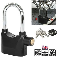 110db Alarmed Padlock Long