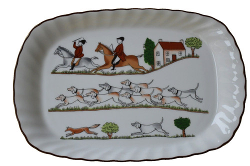 Wedgwood hounds fox - fox, hunting