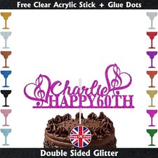 Music Cake Topper Personalised