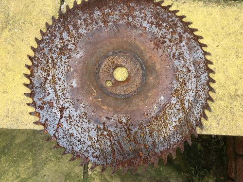 Vintage sawmill saw - saw, buzz