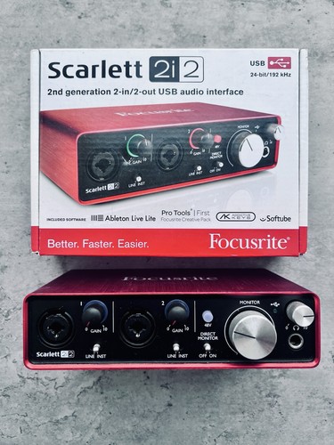 Focusrite scarlett 2i2 - scarlett,