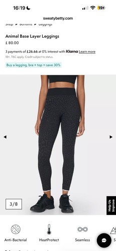 Sweaty betty animal base - base, layer
