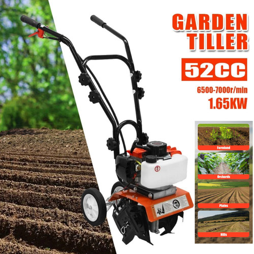 Garden tiller 52cc - 52cc, petrol
