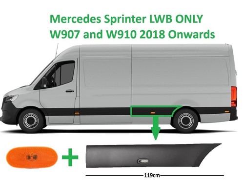 Mercedes sprinter side - mercedes, plastic