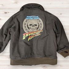 Indiana Jones Tokyo Disney Sea Jacket Kids Size 100 Temple of the Crystal Skull