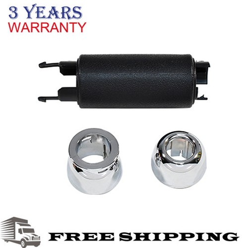 Black chrome handbrake handle - black,
