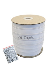 White No3 Nylon Continuous Zip