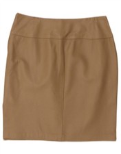 VINTAGE Womens Leather Skirt