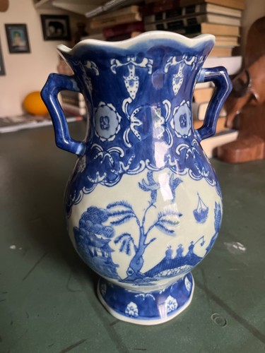 Antique chinese ceramic blue - ceramic,