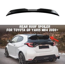 Toyota GR Yaris MK4 2020-2024 Gloss Black Spoiler Extension Rear Boot Wing Lip