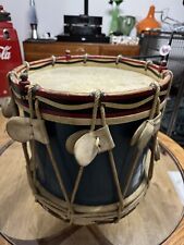 Vintage Military Drum Painted Wood Military Snare Drum Marching Band Drum