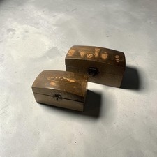 Pair of Vintage Hand-Carved