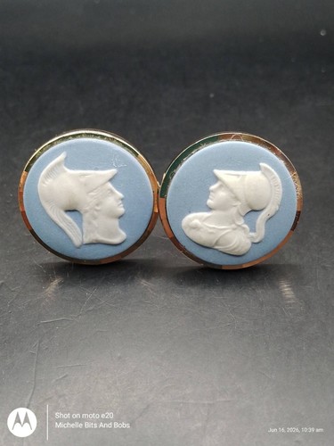 Vintage wedgwood cufflinks - ,