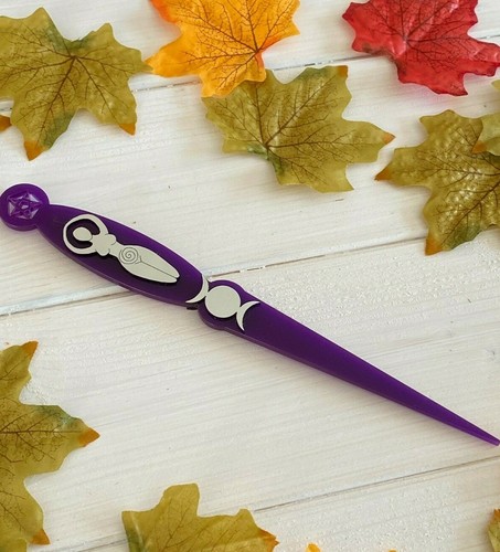 Handmade acrylic athame - acrylic, ~