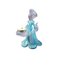 Blue Lustre Glass Angel Tea