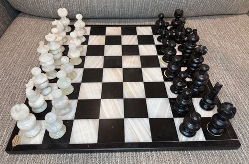 Vtg marble chess - vtg,