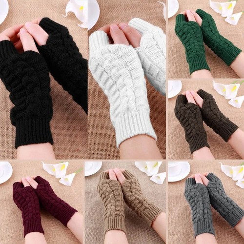 Women wrist arm - knitted, mitten