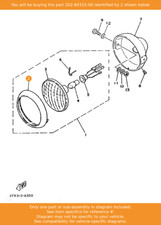 YAMAHA Rim, Head Lamp