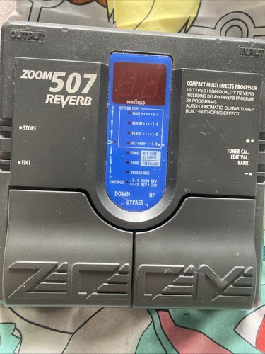 Zoom 507 reverb - reverb, pedal