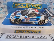 Scalextric C4522 Porsche 911 GT3R  "ACI Motorsport " #16 Sparkplug/ Lights BNIB