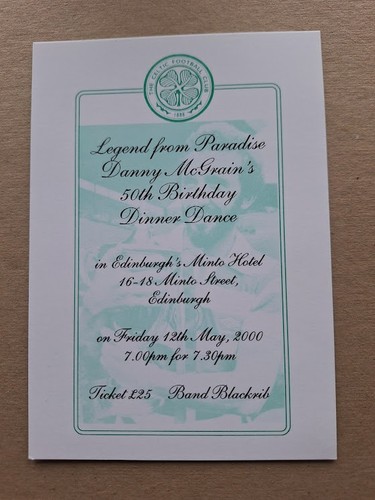 Celtic memorabilia danny - memorabilia,