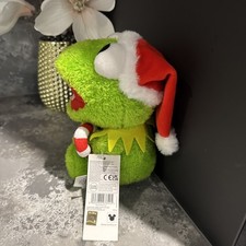 Disney The Muppets Christmas Kermit Frog Santa Hat New