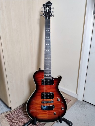 Hagstrom ultra swede burgundy - swede,