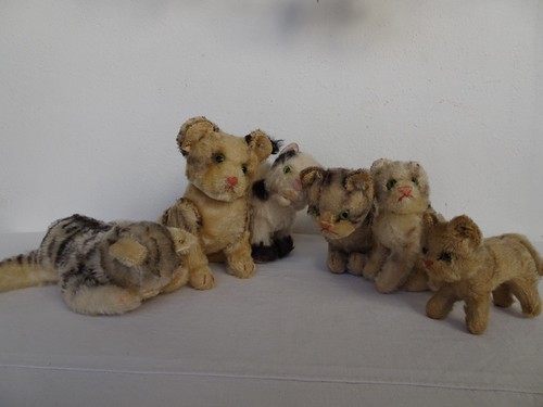 Lot vintage steiff - 6, vintage,steiff,mohair