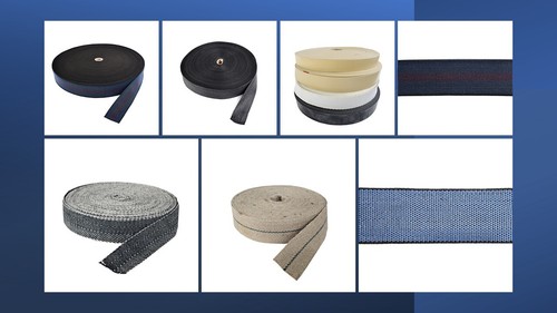 Upholstery webbing elasticated - upholstery,